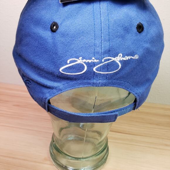 Nascar Jimmie Johnson #48 Team Lowe's Racing Hat Blue Black Official Pit Cap NWT - Picture 4 of 9